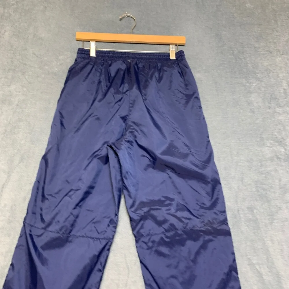 Adidas Jogger Pants Mens 28x29 Navy Blue Logo Drawstring Waist Performance Sport